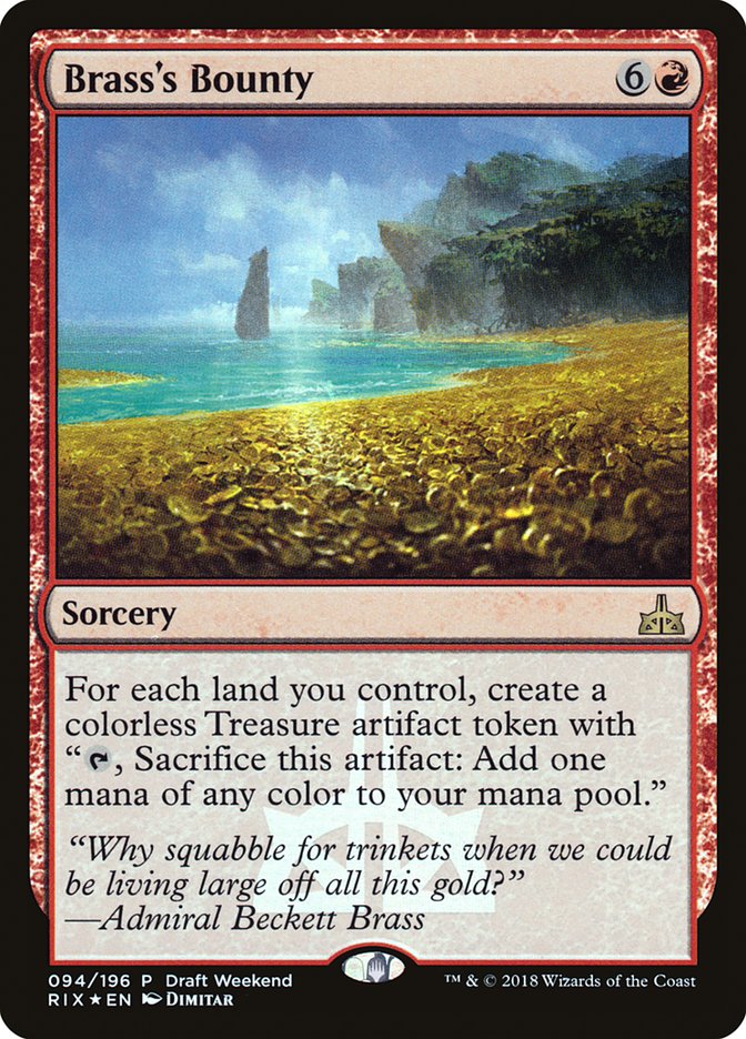 Brass's Bounty [Rivals of Ixalan Promos] | Good Games Adelaide SA