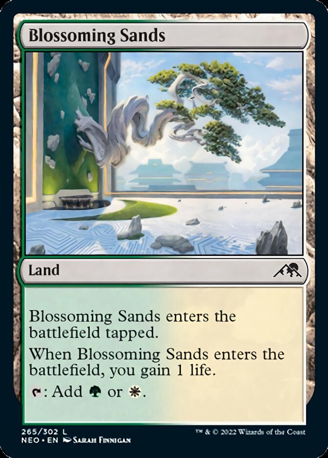Blossoming Sands [Kamigawa: Neon Dynasty] | Good Games Adelaide SA