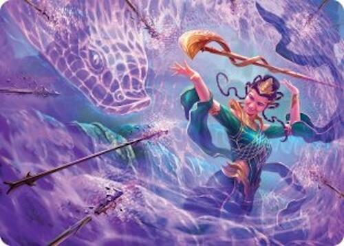 Snakeskin Veil Art Card 19 54 19 (Art Series: Tarkir: Dragonstorm)  | Good Games Adelaide SA