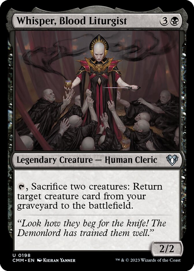Whisper Blood Liturgist 198 (Commander Masters)  | Good Games Adelaide SA