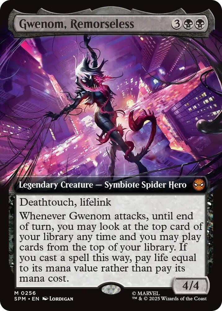 Gwenom, Remorseless 256 (Marvel's Spider-Man)  - Foil | Good Games Adelaide SA