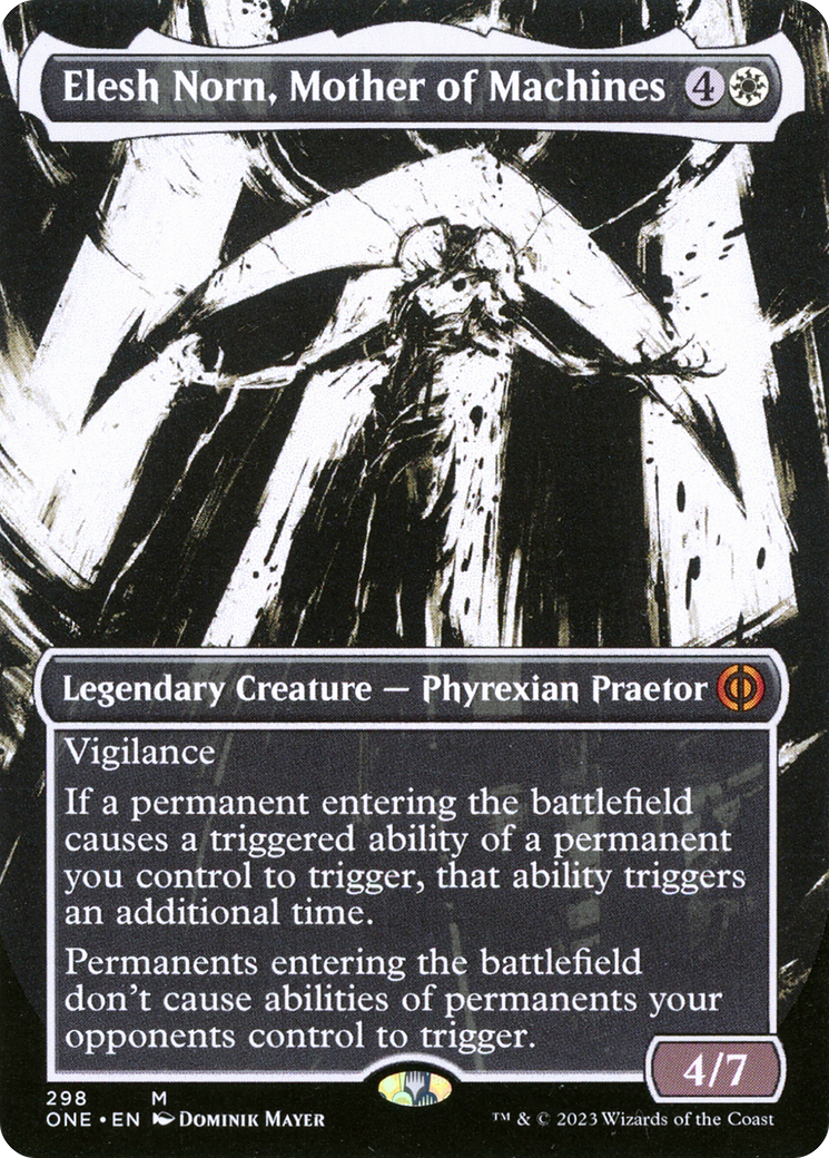 Elesh Norn, Mother of Machines (Borderless Ichor) [Phyrexia: All Will Be One] | Good Games Adelaide SA