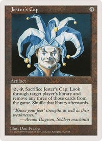 Jester's Cap (Oversized) [Oversize Cards] | Good Games Adelaide SA