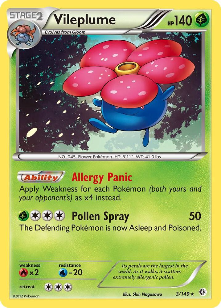 Vileplume 3/149 (Boundaries Crossed)  - Holofoil | Good Games Adelaide SA