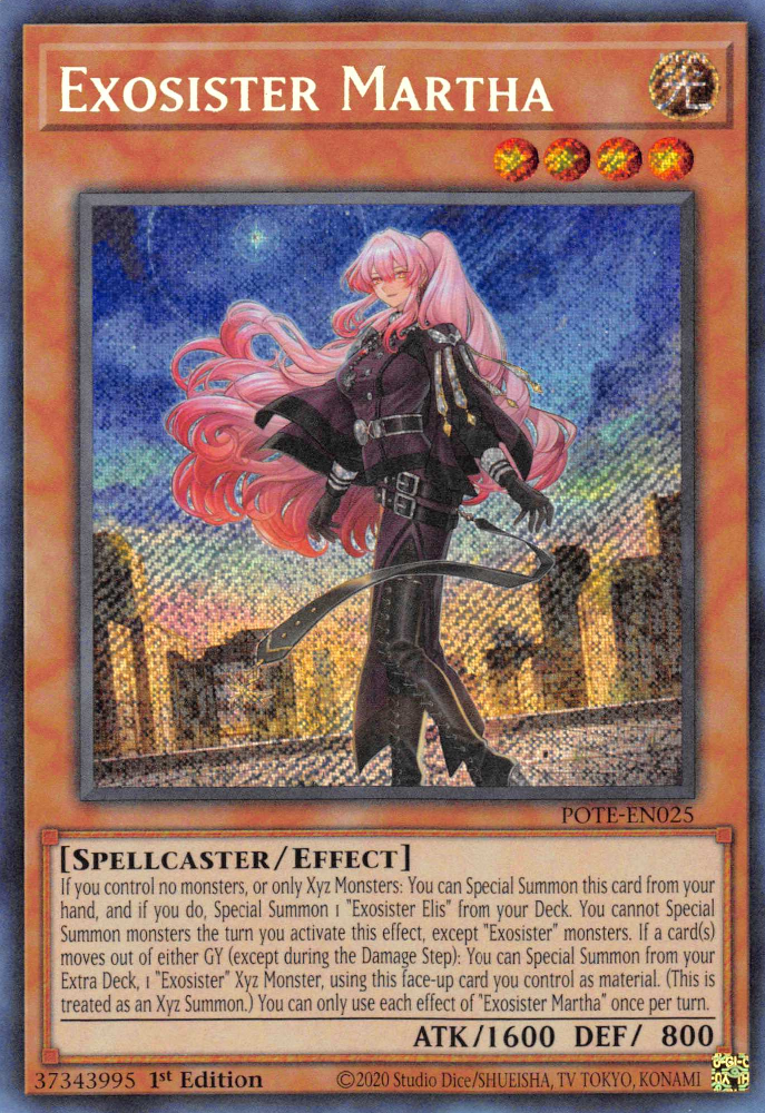 Exosister Martha [POTE-EN025] Secret Rare | Good Games Adelaide SA