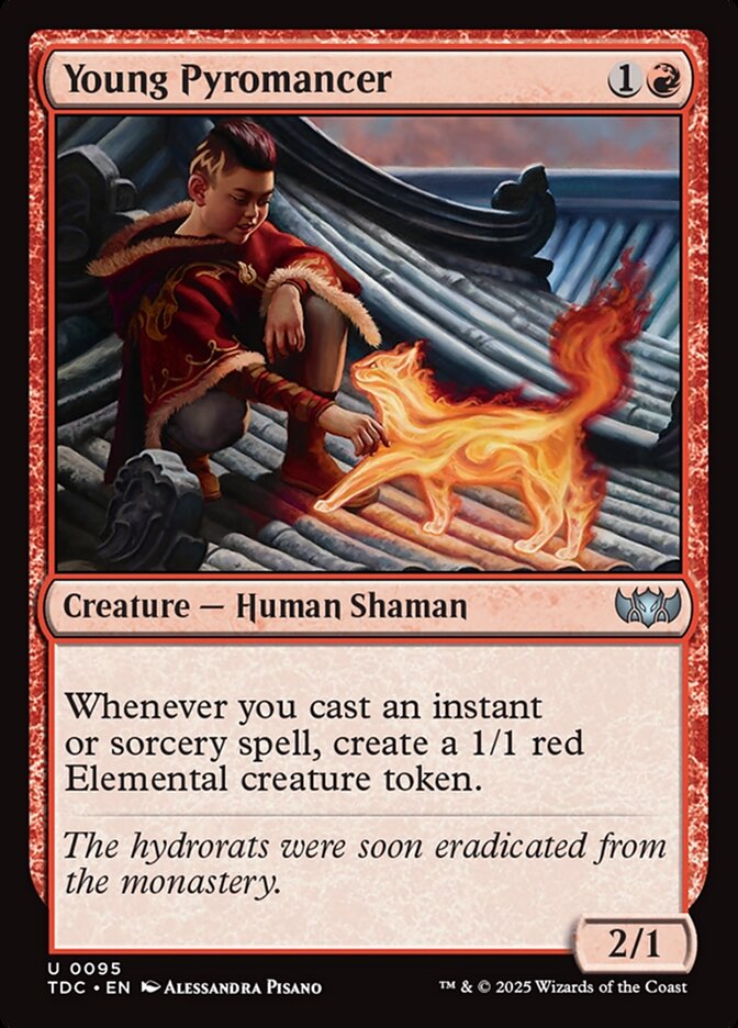 Young Pyromancer 95 (Commander: Tarkir: Dragonstorm)  | Good Games Adelaide SA
