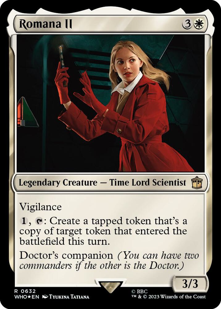 Romana II 632 (Universes Beyond: Doctor Who)  - Foil | Good Games Adelaide SA