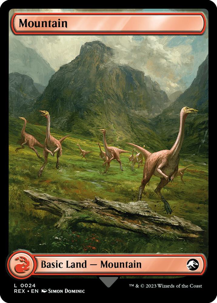 Mountain 24 (Universes Beyond: Jurassic World Collection)  - Foil | Good Games Adelaide SA
