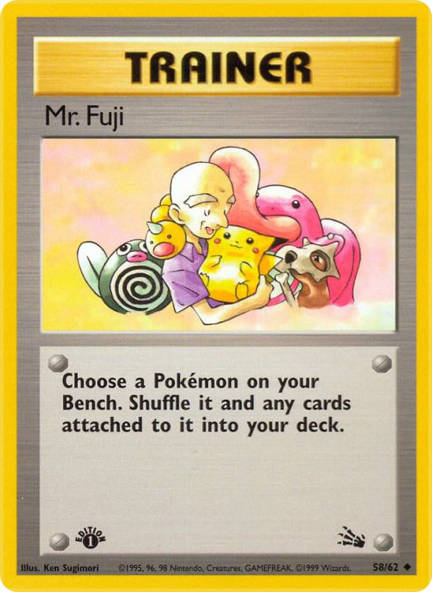 Mr. Fuji 58/62 (Fossil)  - 1st Edition | Good Games Adelaide SA
