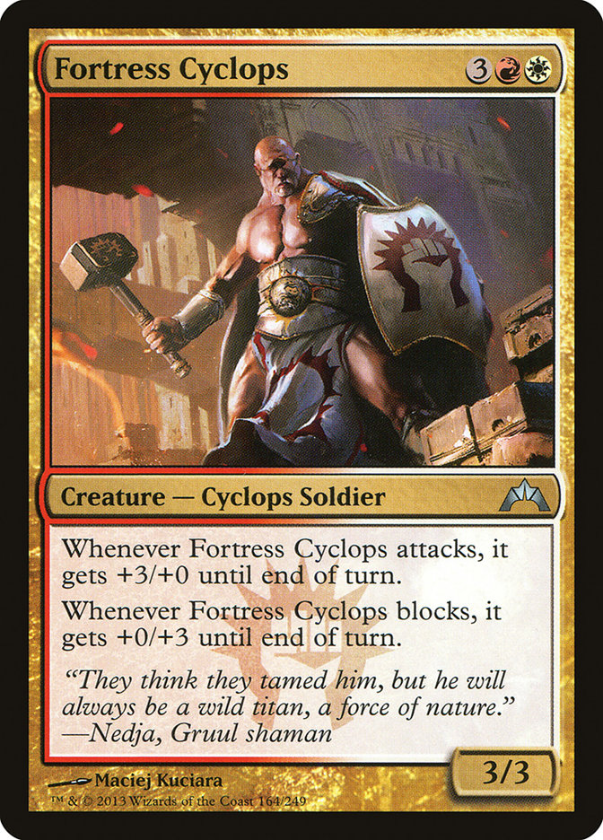 Fortress Cyclops 164 (Gatecrash)  - Foil | Good Games Adelaide SA