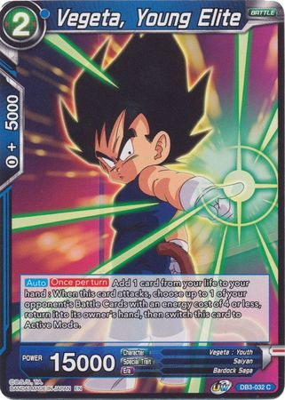 Vegeta, Young Elite [DB3-032] | Good Games Adelaide SA