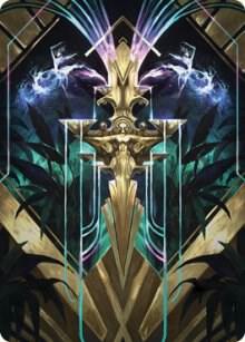 Halo Fountain Art Card 66 (Art Series: Streets of New Capenna)  | Good Games Adelaide SA