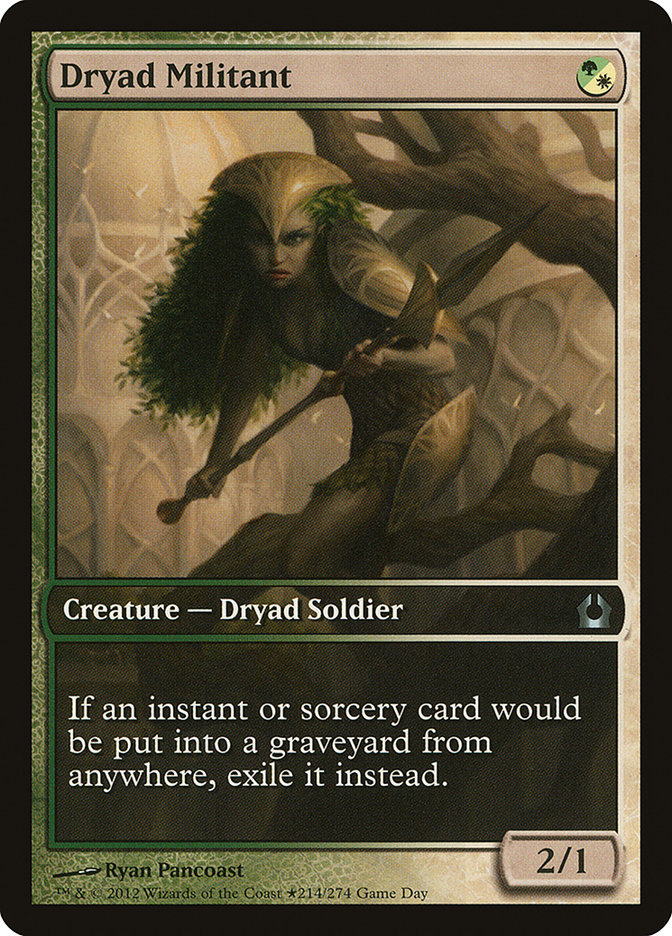 Dryad Militant [Return to Ravnica Promos] | Good Games Adelaide SA