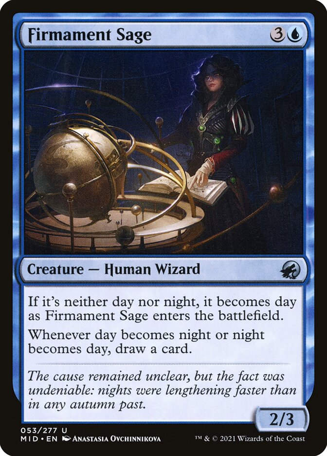 Firmament Sage 53 (Innistrad: Midnight Hunt)  | Good Games Adelaide SA