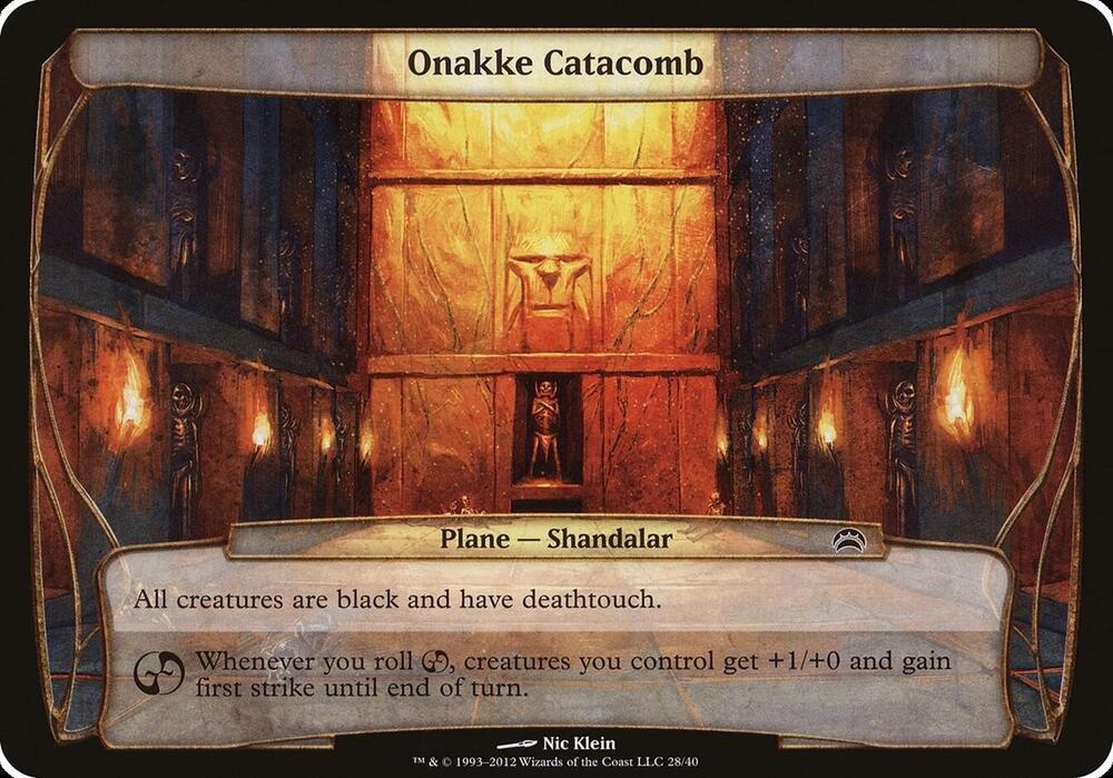 Onakke Catacomb Planechase 2012 28 (Oversize Cards)  | Good Games Adelaide SA