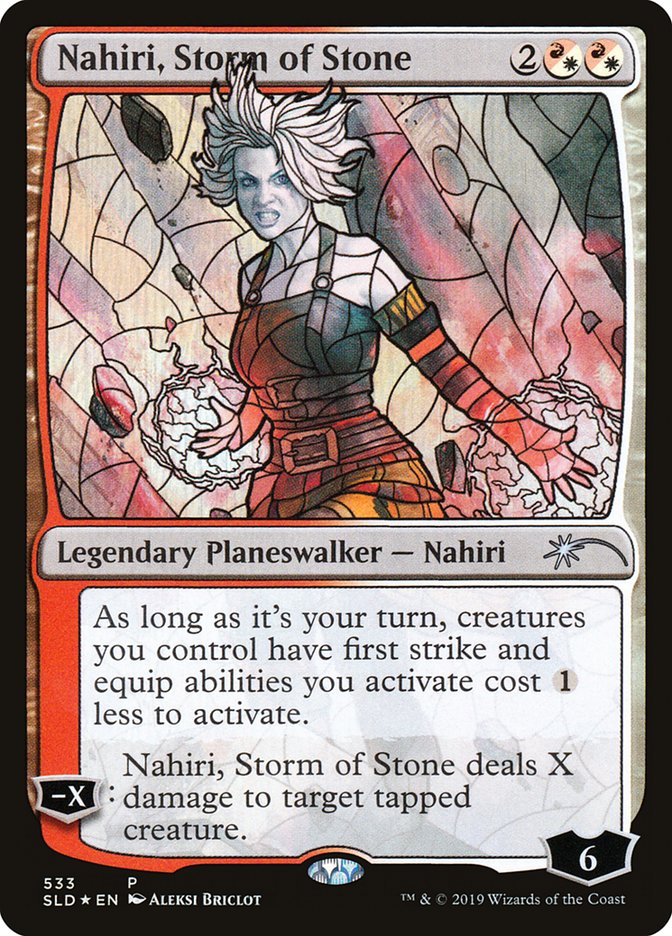 Nahiri, Storm of Stone (Stained Glass) [Secret Lair Drop Promos] | Good Games Adelaide SA