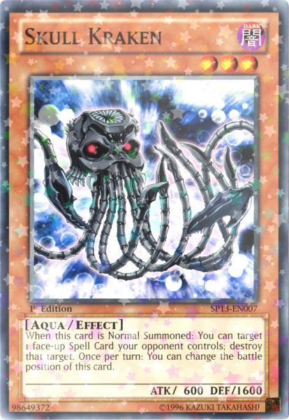 Skull Kraken [SP13-EN007] Starfoil Rare | Good Games Adelaide SA