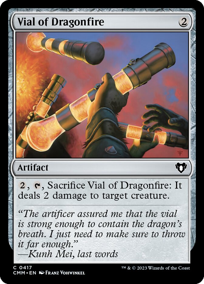 Vial of Dragonfire 417 (Commander Masters)  - Foil | Good Games Adelaide SA