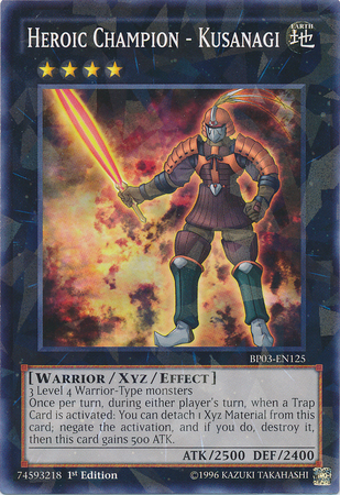 Heroic Champion - Kusanagi [BP03-EN125] Shatterfoil Rare | Good Games Adelaide SA