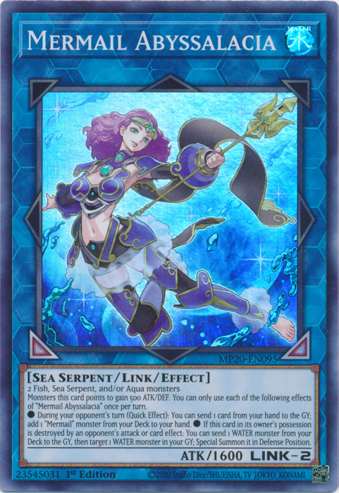 Mermail Abyssalacia [MP20-EN095] Super Rare | Good Games Adelaide SA