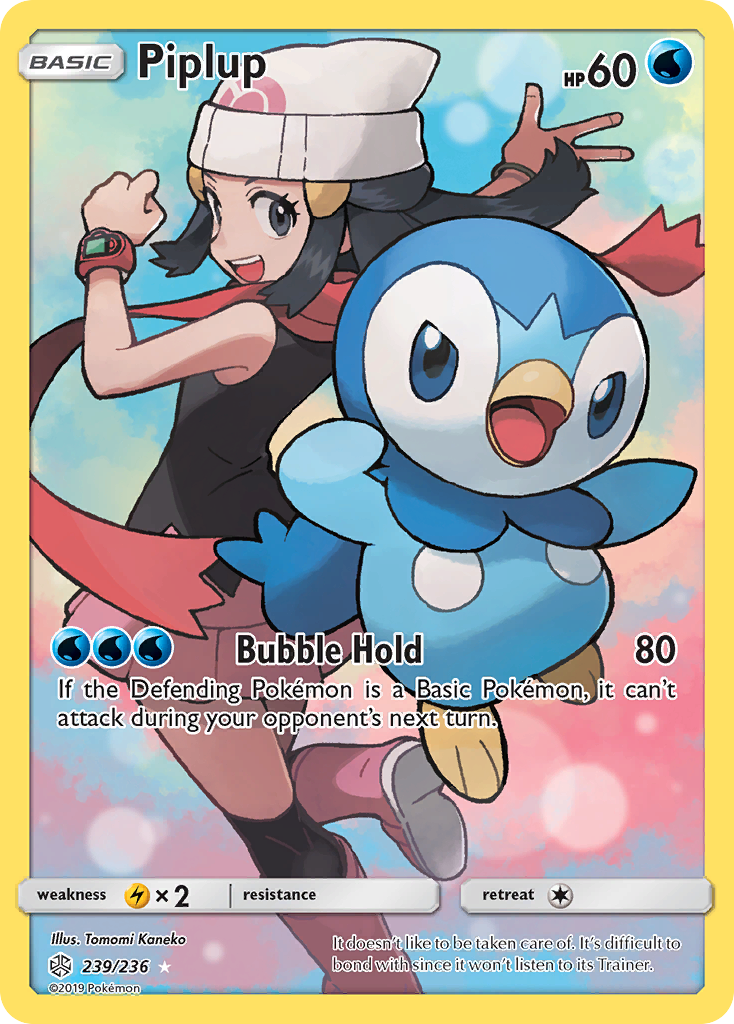 Piplup (239/236) [Sun & Moon: Cosmic Eclipse] | Good Games Adelaide SA