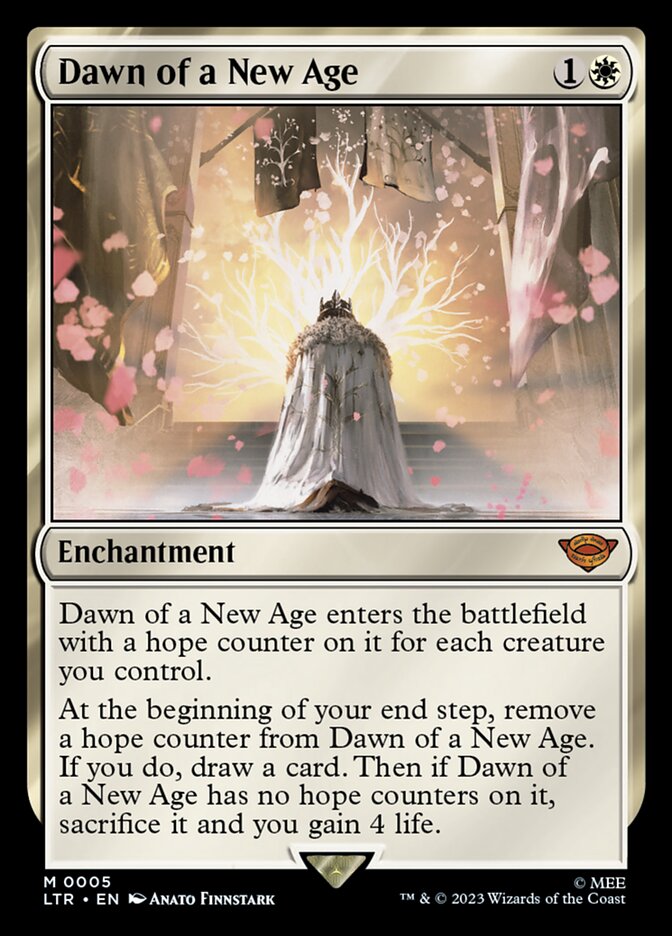 Dawn of a New Age 5 (Universes Beyond: The Lord of the Rings: Tales of Middle-earth)  - Foil | Good Games Adelaide SA