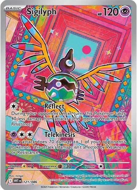 Sigilyph 121/086 121/086 (SV: White Flare)  - Holofoil | Good Games Adelaide SA