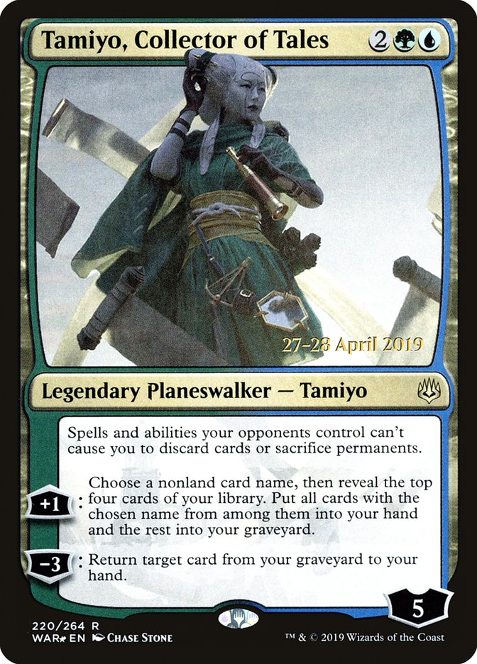 Tamiyo, Collector of Tales  [War of the Spark Prerelease Promos] | Good Games Adelaide SA