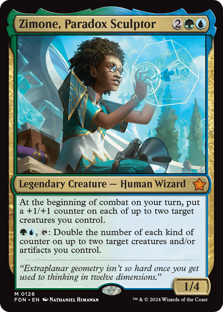 Zimone, Paradox Sculptor [Foundations] | Good Games Adelaide SA
