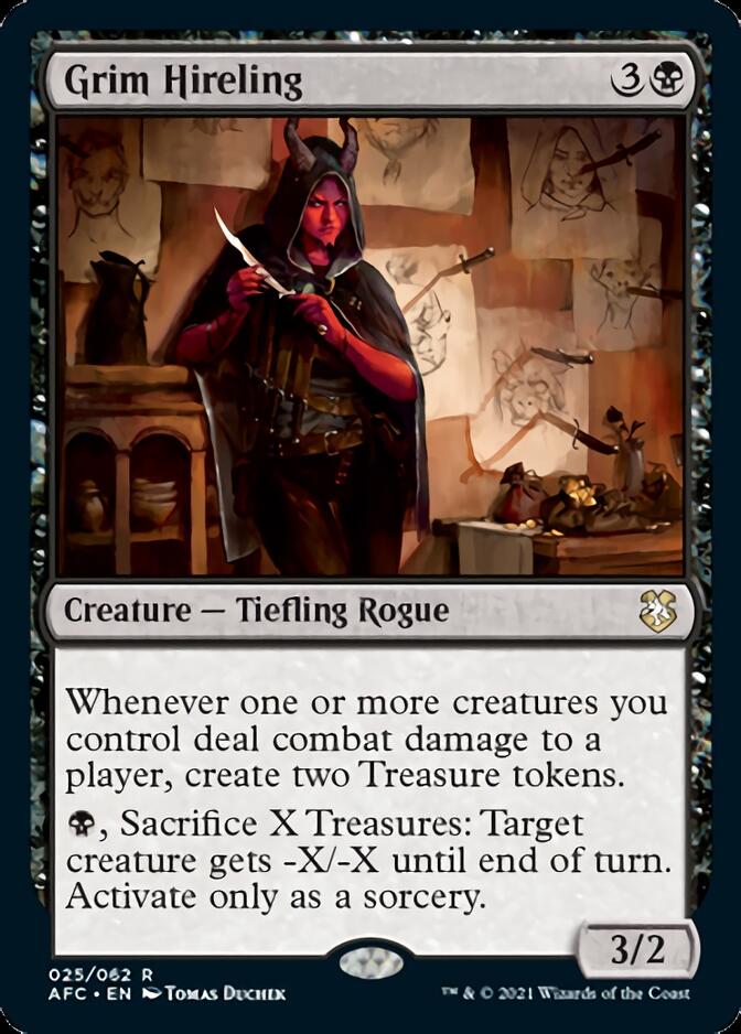 Grim Hireling [Dungeons & Dragons: Adventures in the Forgotten Realms Commander] | Good Games Adelaide SA