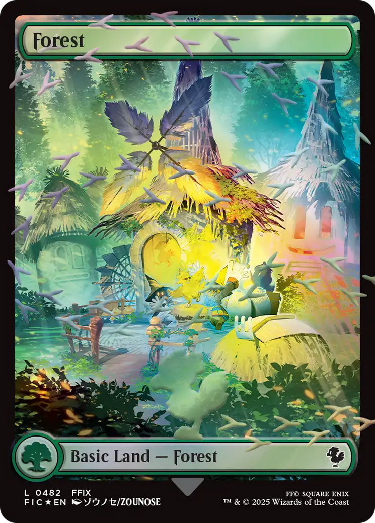 Forest (Chocobo Track Foil) [FINAL FANTASY Commander] | Good Games Adelaide SA