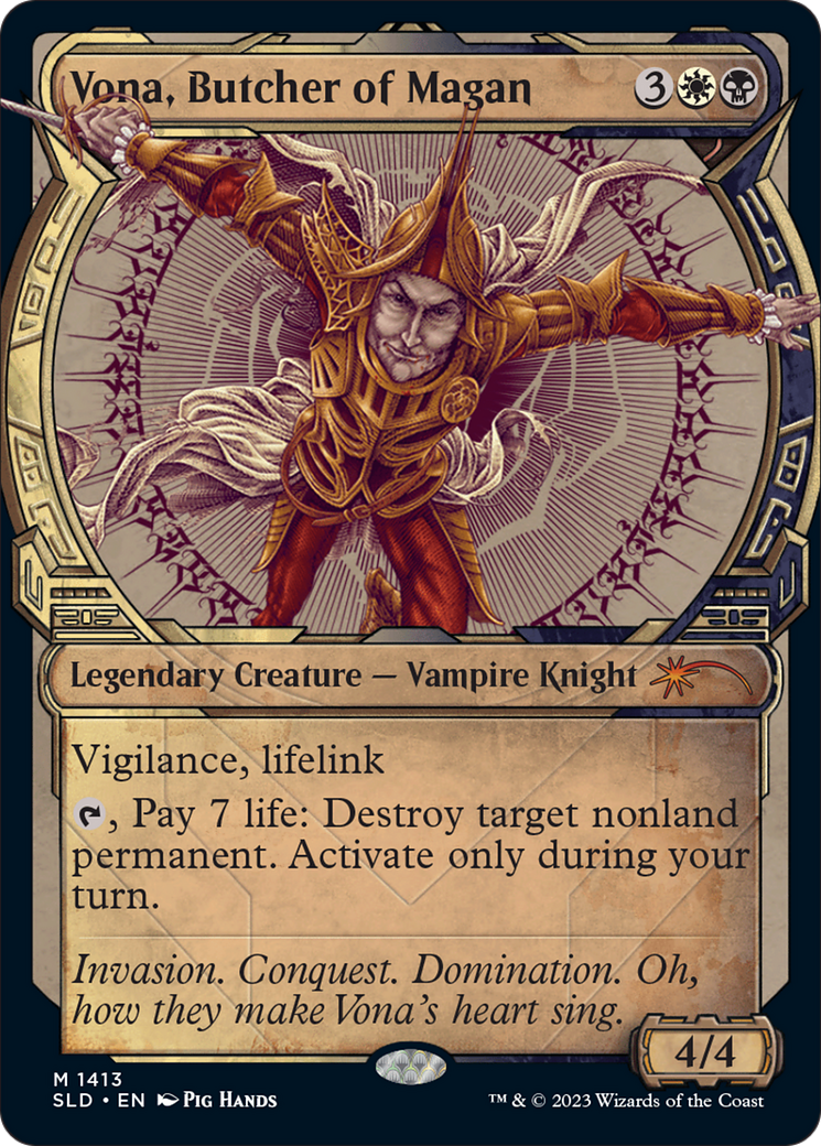 Vona, Butcher of Magan (Rainbow Foil) [Secret Lair Drop Series] | Good Games Adelaide SA