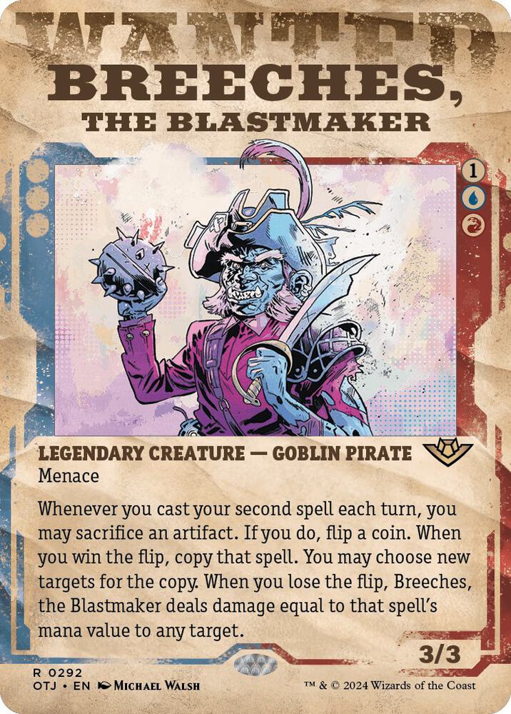 Breeches the Blastmaker Showcase 292 (Outlaws of Thunder Junction)  - Showcase | Good Games Adelaide SA