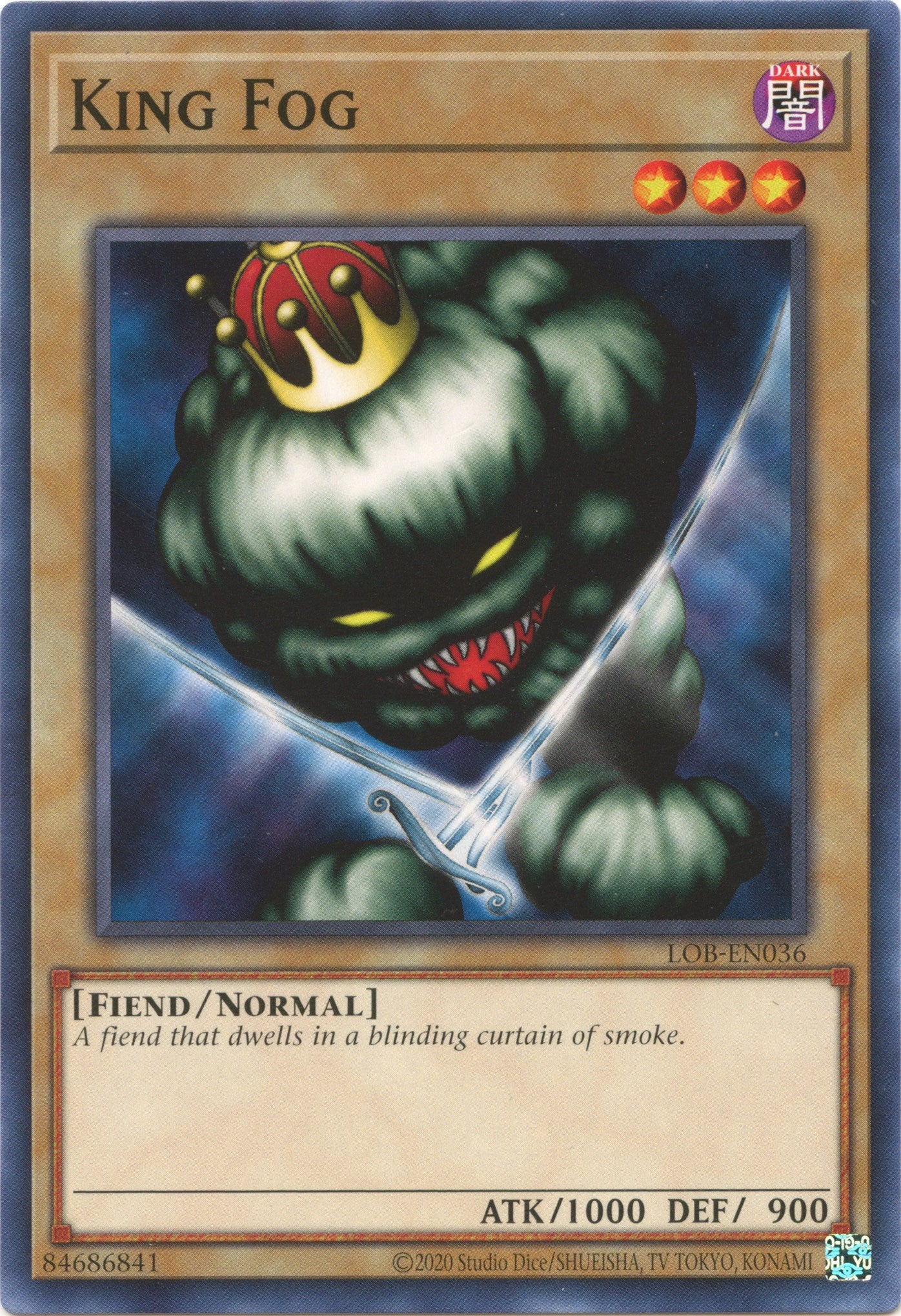 King Fog (25th Anniversary) [LOB-EN036] Common | Good Games Adelaide SA