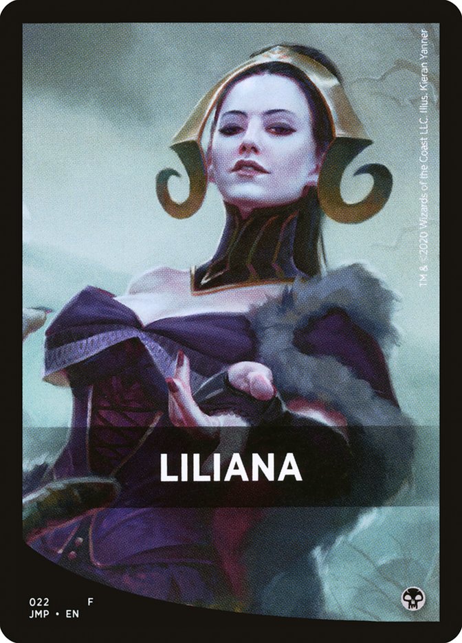 Liliana Theme Card [Jumpstart Front Cards] | Good Games Adelaide SA