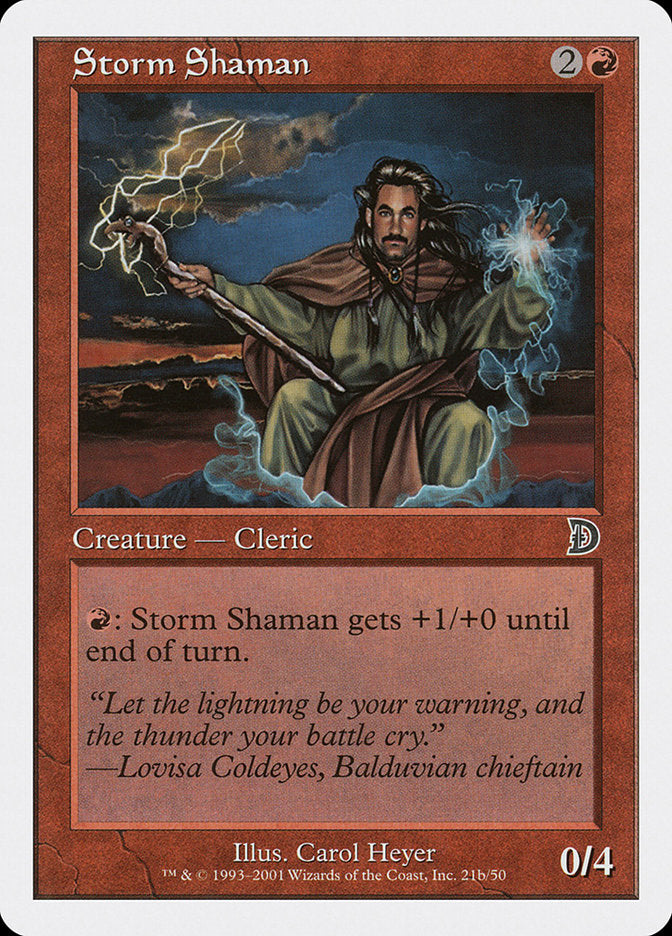 Storm Shaman (Male) [Deckmasters] | Good Games Adelaide SA