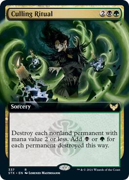 Culling Ritual Extended Art 337 (Strixhaven: School of Mages)  - Foil | Good Games Adelaide SA