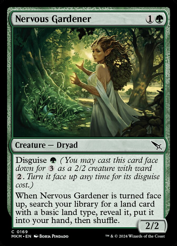 Nervous Gardener 169 (Murders at Karlov Manor)  - Foil | Good Games Adelaide SA