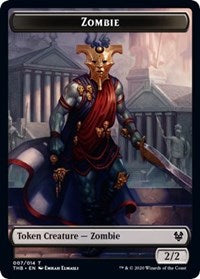 Zombie // Satyr Double-sided Token [Theros Beyond Death Tokens] | Good Games Adelaide SA