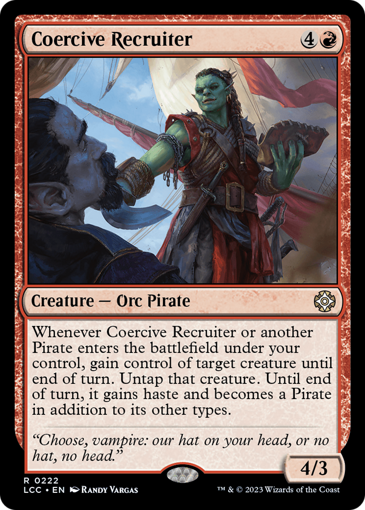 Coercive Recruiter [The Lost Caverns of Ixalan Commander] | Good Games Adelaide SA
