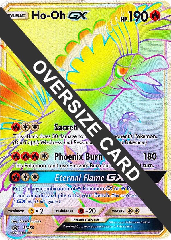 Ho Oh GX SM80 SM Black Star Promo SM80 (Jumbo Cards)  - Holofoil | Good Games Adelaide SA