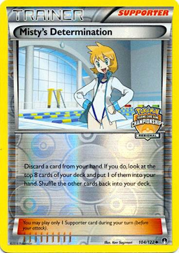 Misty's Determination Regional Championships 104/122 (League & Championship Cards)  - Reverse Holofoil | Good Games Adelaide SA