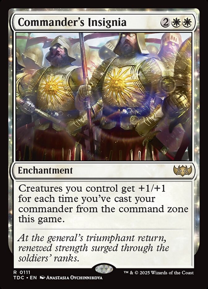 Commander's Insignia 111 (Commander: Tarkir: Dragonstorm)  | Good Games Adelaide SA