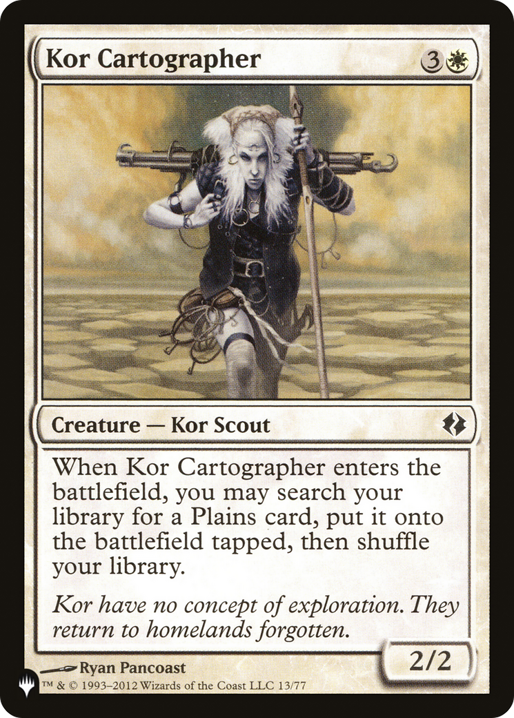 Kor Cartographer [The List Reprints] | Good Games Adelaide SA