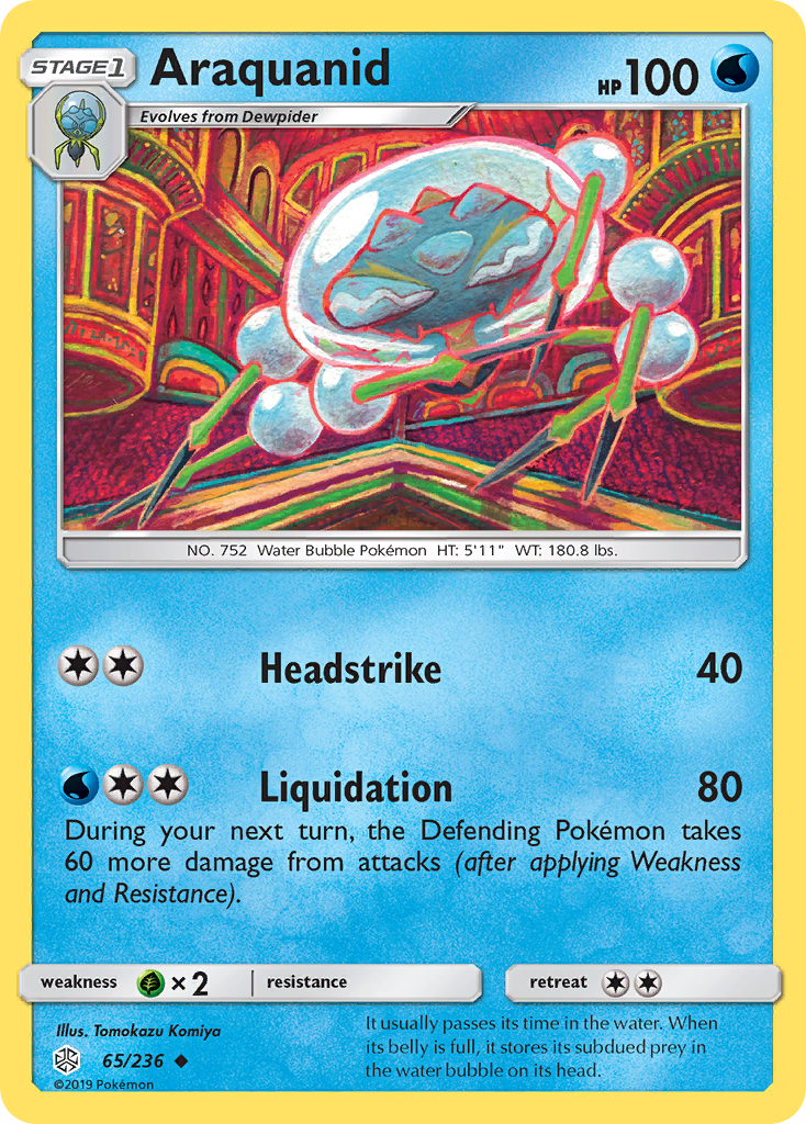 Araquanid (65/236) [Sun & Moon: Cosmic Eclipse] | Good Games Adelaide SA