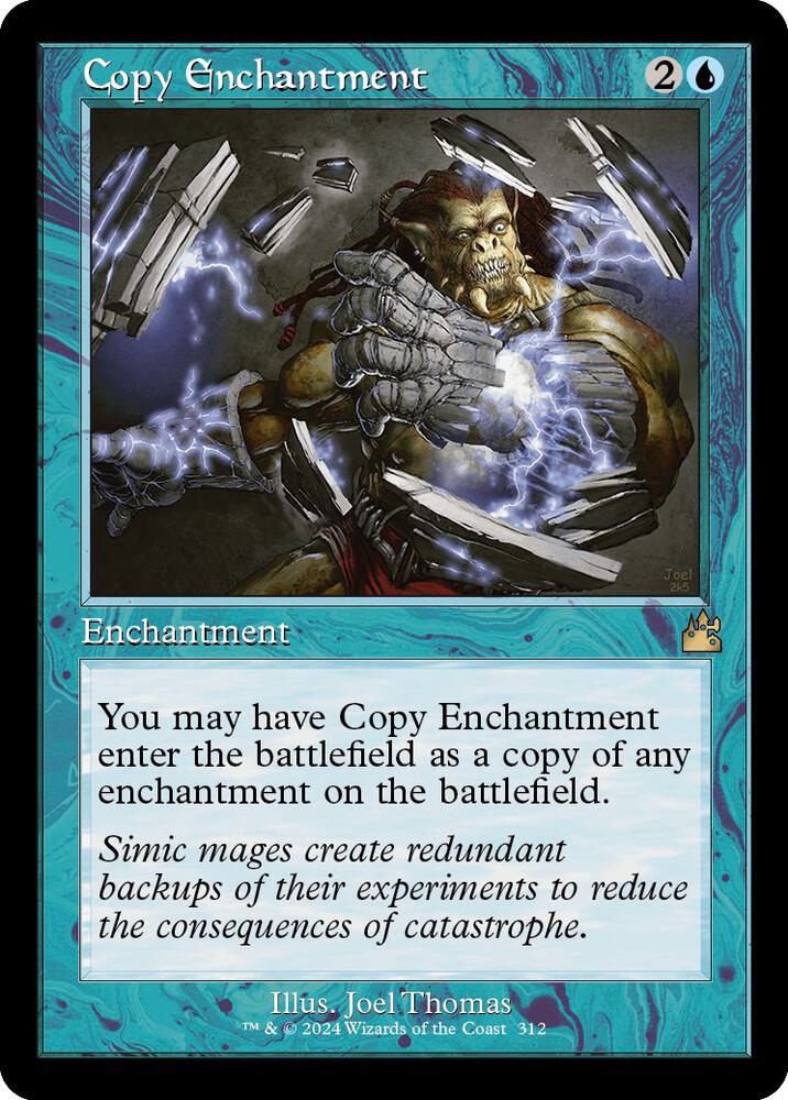 Copy Enchantment 312 (Ravnica Remastered)  - Foil | Good Games Adelaide SA