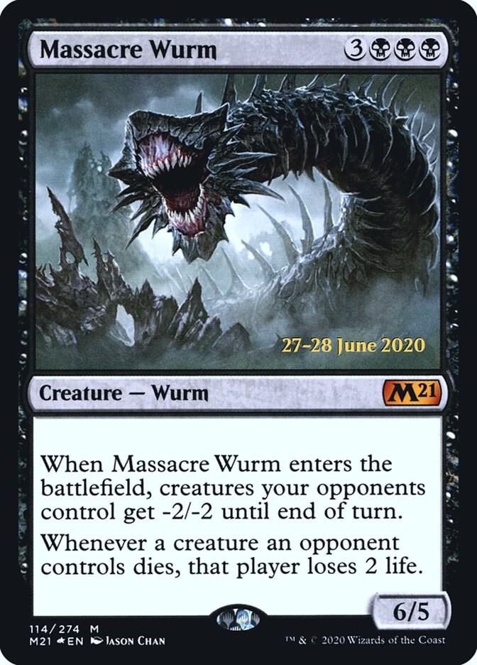 Massacre Wurm 114 (Prerelease Cards)  - Foil | Good Games Adelaide SA