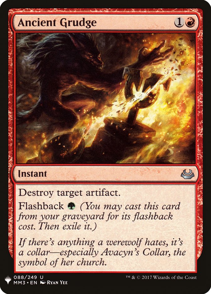 Ancient Grudge [Mystery Booster] | Good Games Adelaide SA