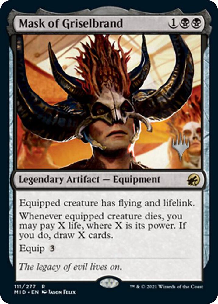Mask of Griselbrand 111 (Promo Pack: Innistrad: Midnight Hunt)  | Good Games Adelaide SA