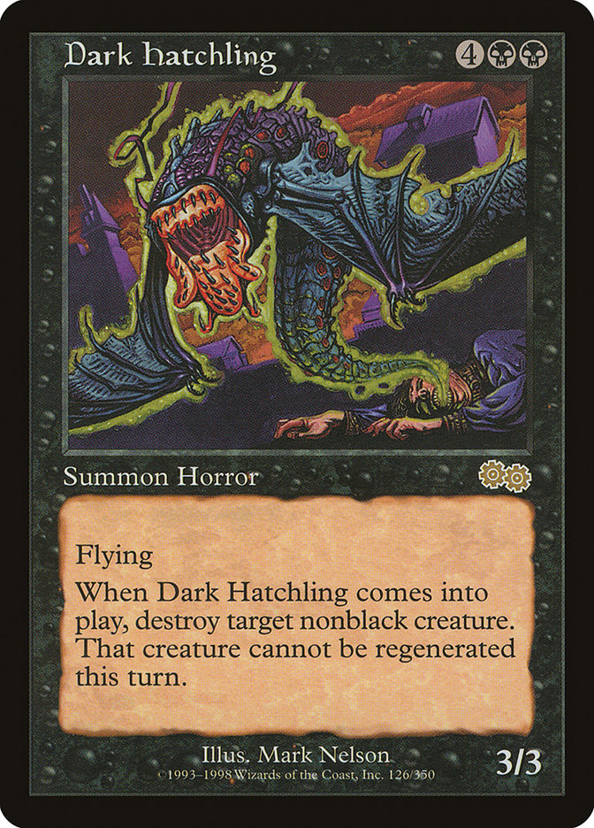 Dark Hatchling [Urza's Saga] | Good Games Adelaide SA